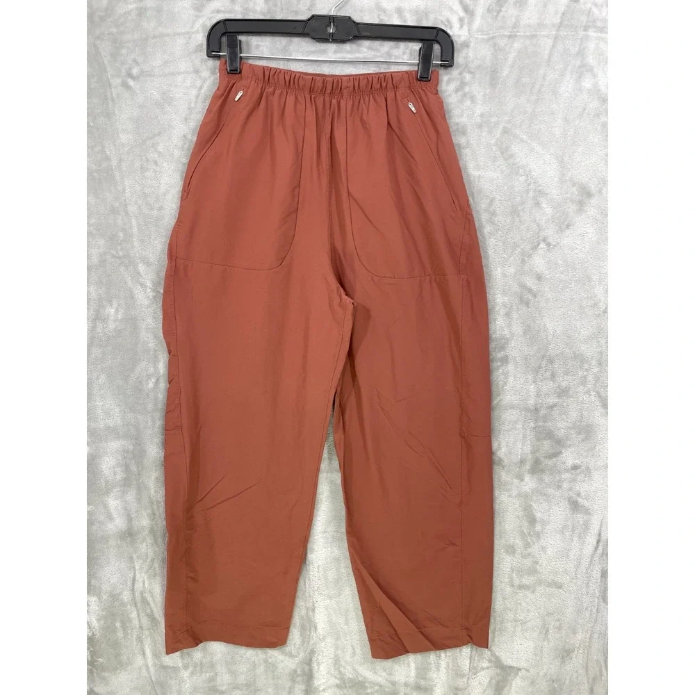 Lululemon Lightweight Mid-Rise Barrel-Leg Cropped Pant Women's Size 6 Copper